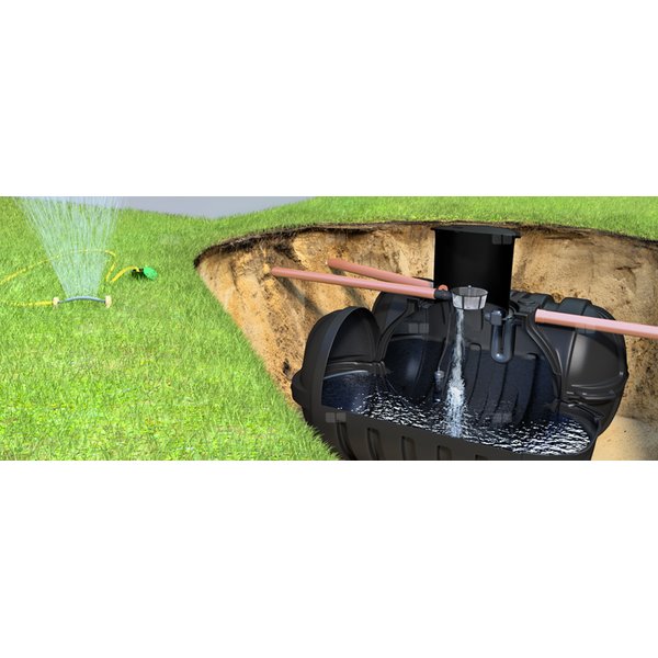 Pakiet TWINBLOC Garten 10000 l (2 x 5000 l) bez pompy zanurzeniowej
