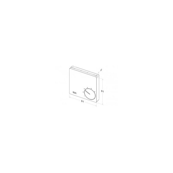 Termostat pokojowy Basicline H 230 V