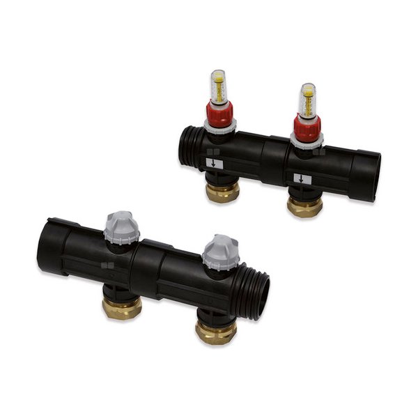 Rozdzielacz modułowy 1 ½” do instalacji grzewczych przemysłowych Φ 25 mm 2