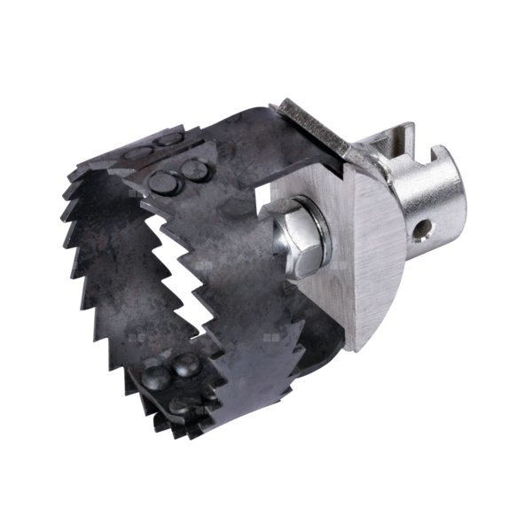 Dwukierunkowy obcinacz korzeni z łącznikiem 32 mm, D=65 mm