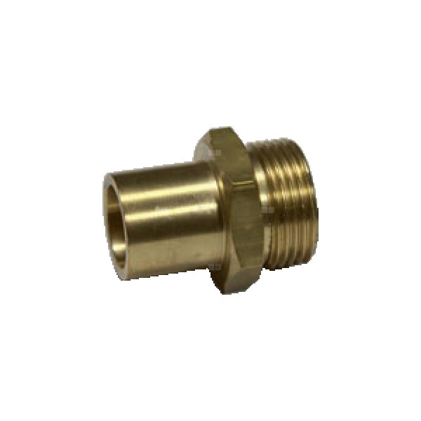 Nypel lut RUMET Mosiądz 1'' x 22 mm (GZ)