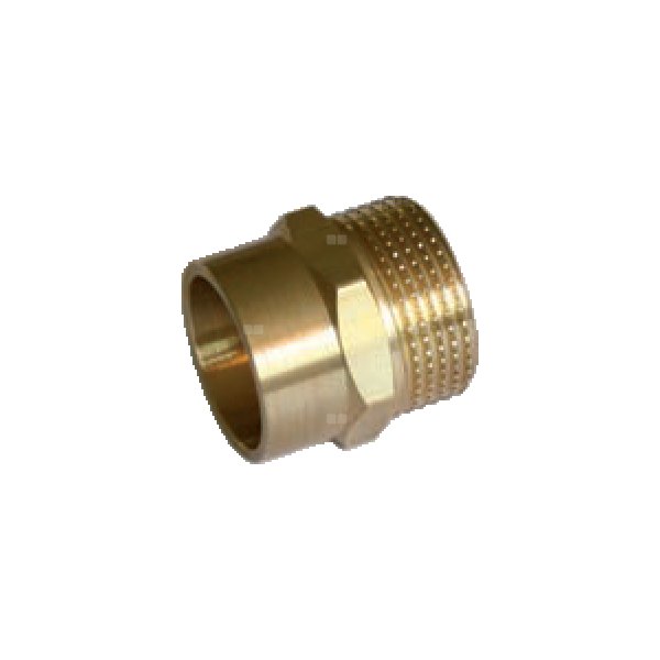 Nypel lut RUMET Mosiądz 1'' x 22 mm (GZ)