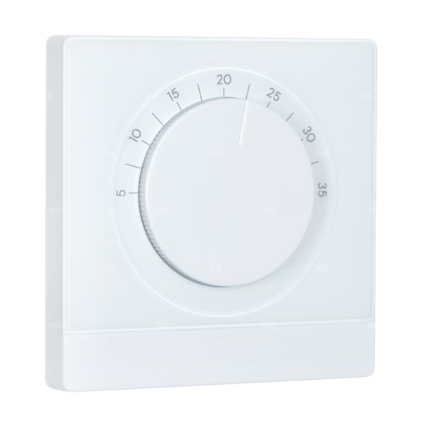 Salus bezprzewodowy, natynkowy regulator temperatury SQ605RF Quantum, bateryjny, biały