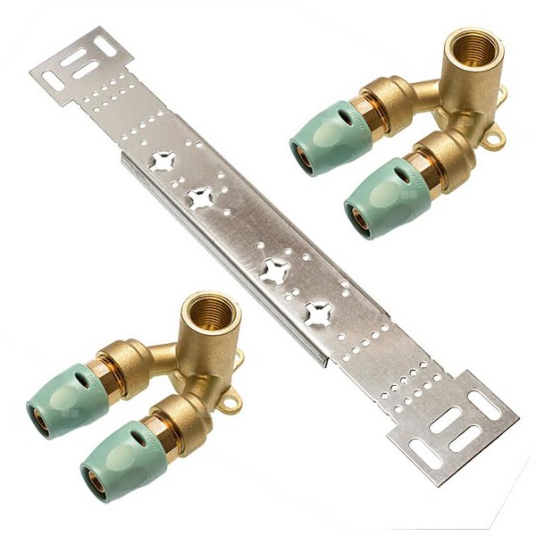 3fit®-Push Listwa montażowa z kolanami ściennymi podwójnymi 16x1/2x16