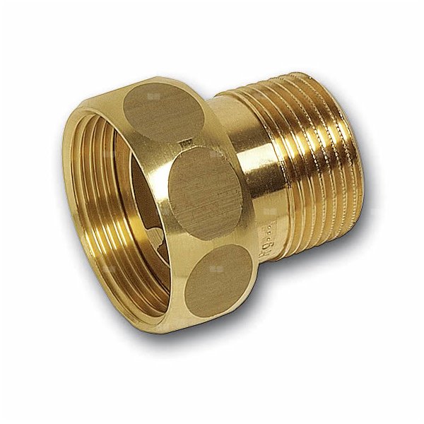 Śrubunek SANHA 945 dwuczęściowy, brąz, 1 1/4'' x 1 1/2'' (GZ x GW)