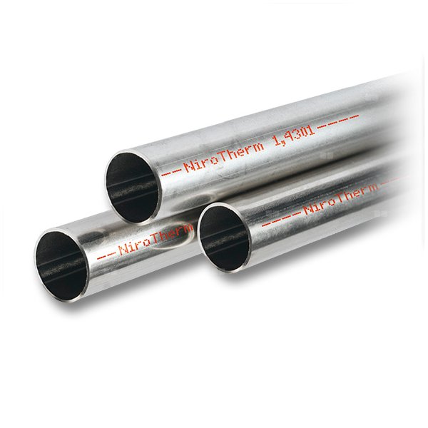Rura stal nierdzewna SANHA NiroTherm  108 gr. ścianki 1.5 mm, długość 3000 mm