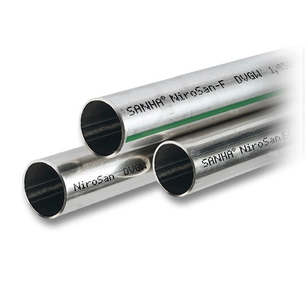Rura stal nierdzewna SANHA NiroSan SF  108 gr. ścianki 2 mm, długość 6000 mm