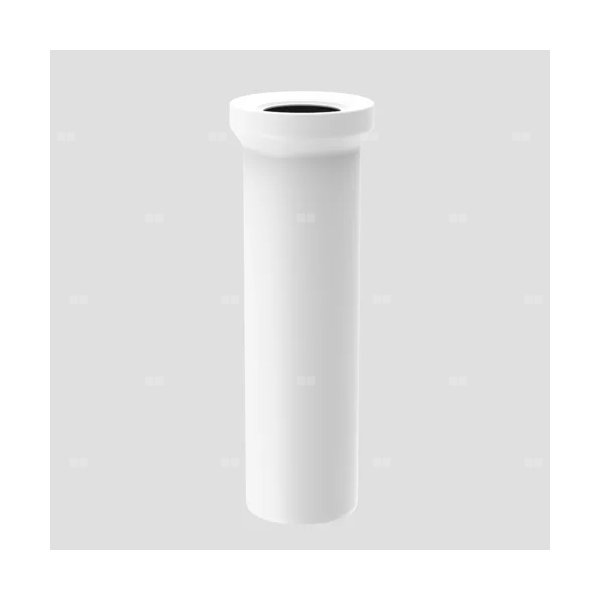 Prostka odpływowa PP WC 400 mm, DN110 biała