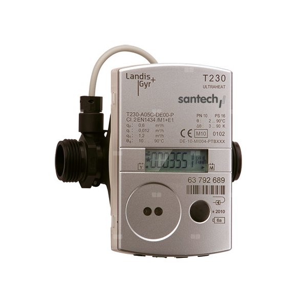 Ciepłomierz T230 qp 0,6 m3-h, wM-Bus 868 MHz ( radio ), redukcja 1-2"-M10 - powrót