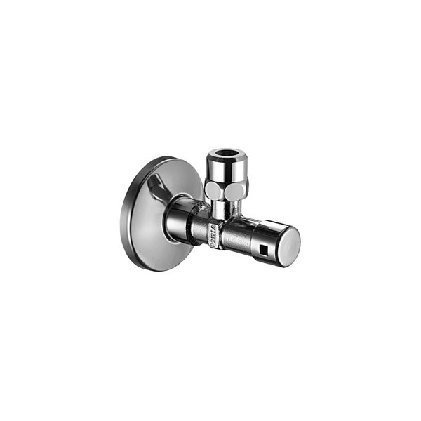 Regulacyjny zawór kątowy 1/2" x 3/8" chrom z zabezpieczonym uruchamianiem, ASAG