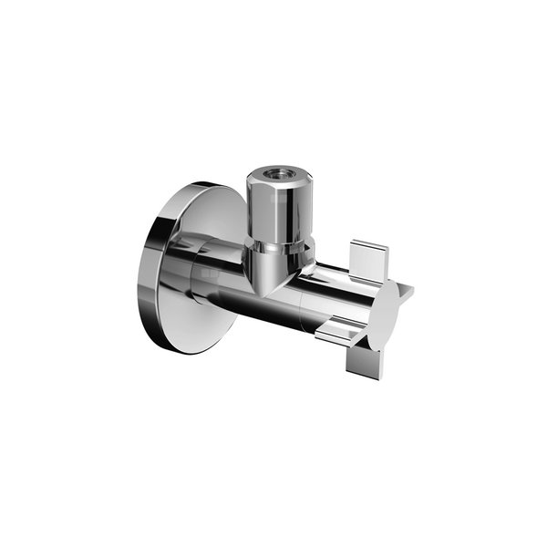 Zawór kątowy 4wing 1/2" x 3/8" chrom
