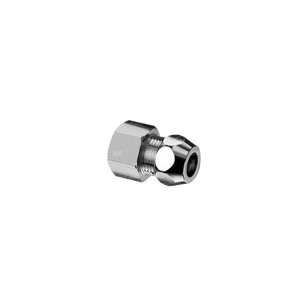 Złącze proste SCHELL, mosiądz do wody pitnej (chrom), 1/2'' (GW x GZ), 12 mm