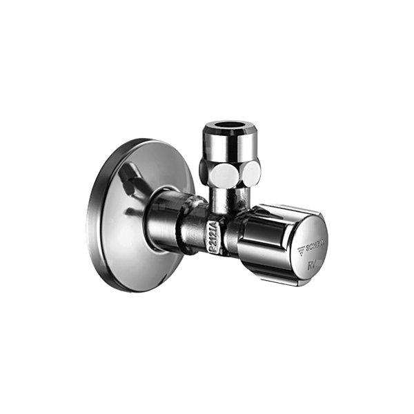 Regulacyjny zawór kątowy COMFORT 1/2" chrom z podwójnym AZZ