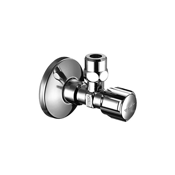 Regulacyjny zawór kątowy COMFORT 3/8" chrom bez ASAG