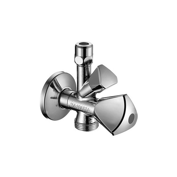 Kombinowany zawór katowy 1/2" chrom