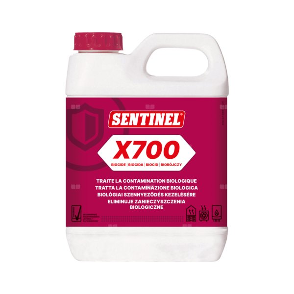 Do instalacji ogrzewania podłogowego SENTINEL X 700 (1L) - usuwa złogi szlamu biologicznego