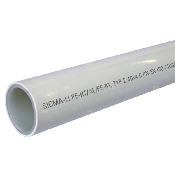 Rura PE-RT II/AL/PE-RT II SIGMA-LI 40 mm x 4 mm - sztanga 20m wielowarstwowa gładka