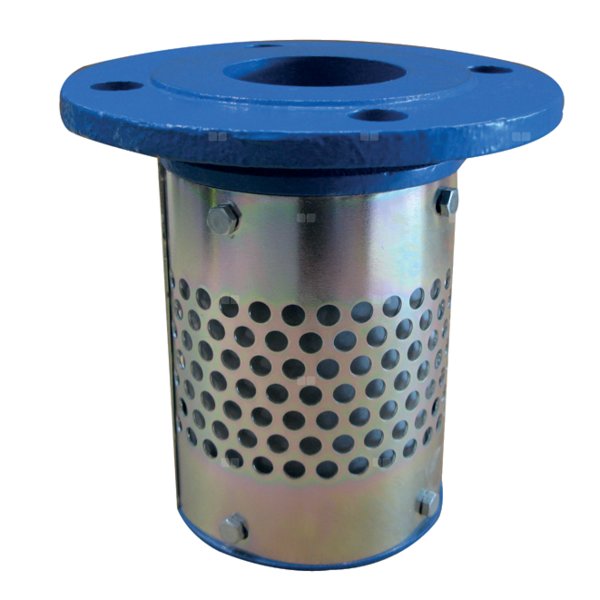 Kosz ssawny kołnierzowy, zamknięcie membranowe, typ 327, Pnom 0,6 Mpa, DN 100
