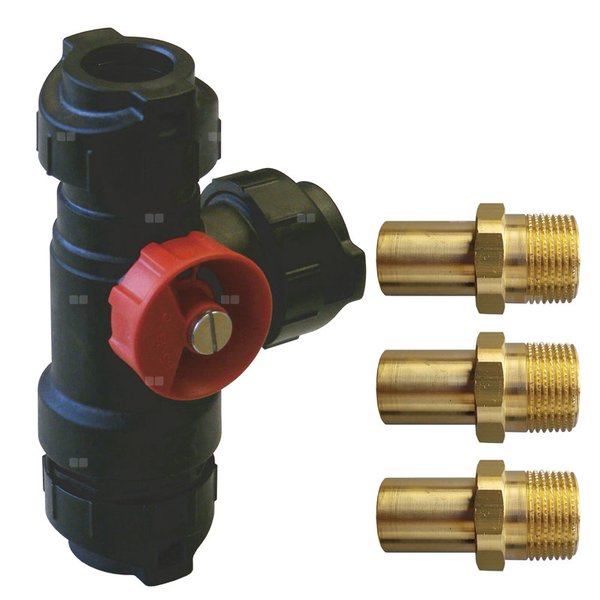 Termostatyczny zawór mieszający 705 22 mm zacisk / gwint 3/4