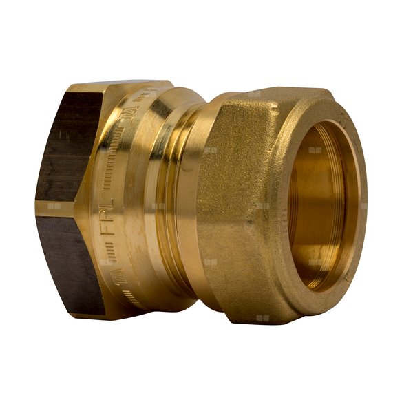 Złącze TA (IMI HYDRONIC) FPL 302, ametal (chrom), 10 x 1/2'' (złącze zaciskowe x GW)