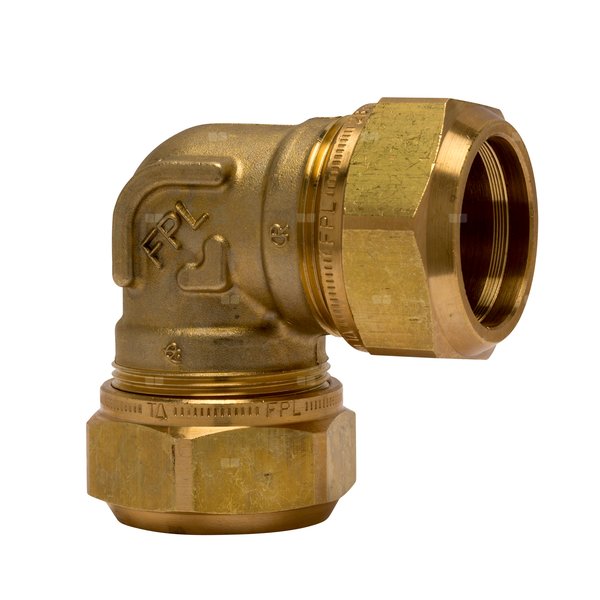 Kolano TA (IMI HYDRONIC) FPL 304, ametal (chrom), 10 (złącze zaciskowe x złącze zaciskowe)