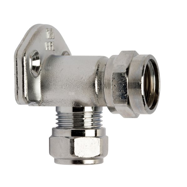 Kolano TA (IMI HYDRONIC) FPL 316, ametal (chrom), 15 x 1/2'' (złącze zaciskowe x GZ)