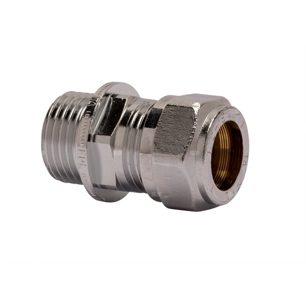 Złącze TA (IMI HYDRONIC) FPL 313, ametal (chrom), 15 x 1/2'' (złącze zaciskowe x GZ)
