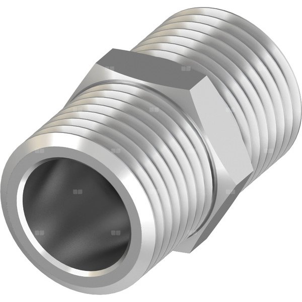 SLQ Złącze naprawcze. Nypel do złączy alternatywnych do systemu SLQ, gwint zewnętrzny 3/4" Eurokonus 3/4" GZ x 3/4" GZ