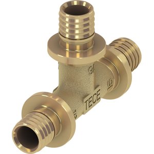 TECEflex - Trójnik 90st. z brązu 16 x 16 x 16 mm