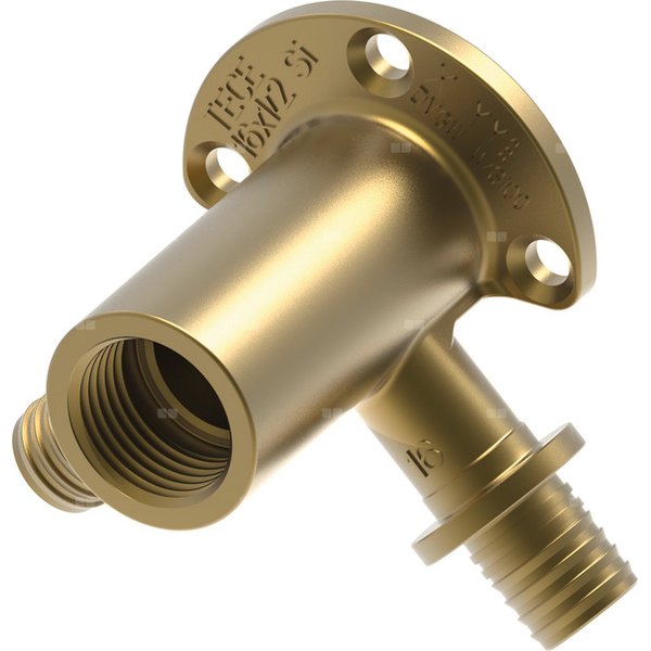 Kolano naścienne TECE flex, 16 mm x 1/2'' (zz x GW)