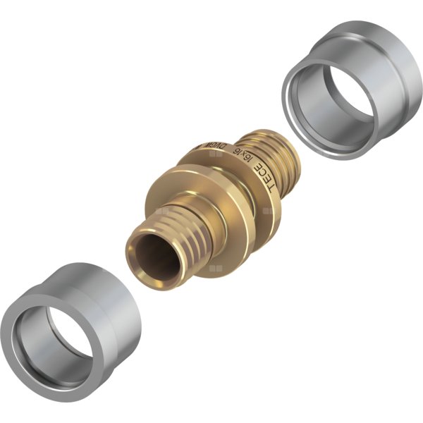 TECEfloor - SLQ Złączka prosta do rury PE-RT 17 x 17 mm