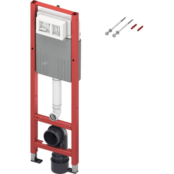TECEbase - Stelaż WC ze spłuczką Base 320, wysokość montażowa 1120 mm