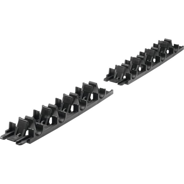TECEfloor - szyna montażowa do rur ogrzewania podłogowego 14-17mm, długość segmentu - 1m.