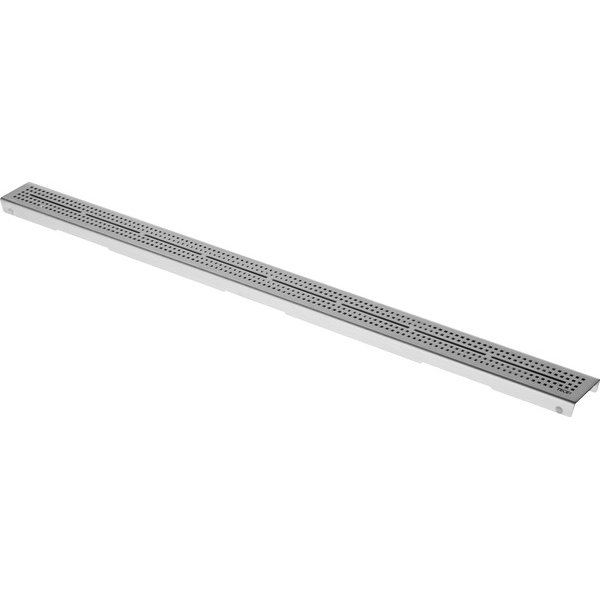 Ruszt prosty quadratum 1000 mm do odpływu prysznicowego stal szczotkowana TECE drainline
