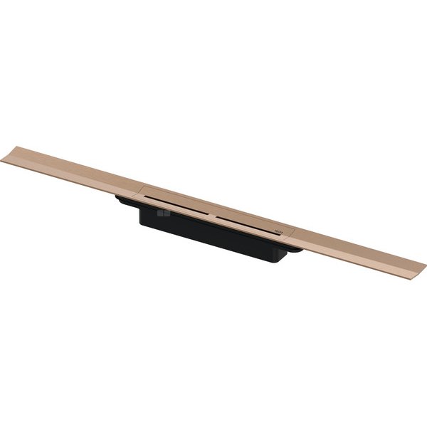 Odpływ prysznicowy liniowy TECE drainprofile, 800 x 55 x 8 mm, czerwone złoto szczotkowane