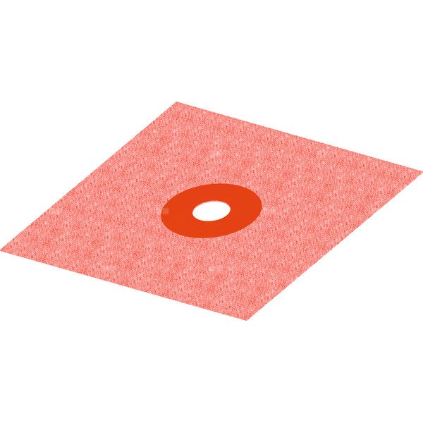 Kołnierz uszczelniający 140 x 140 mm, 1/2'' TECE flex