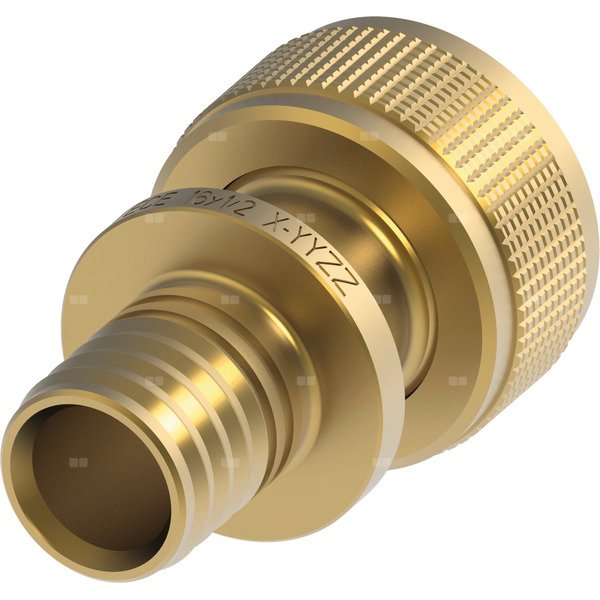 Szybkozłącze TECE flex, brąz, 16 mm x 1/2'' (zz x pz)