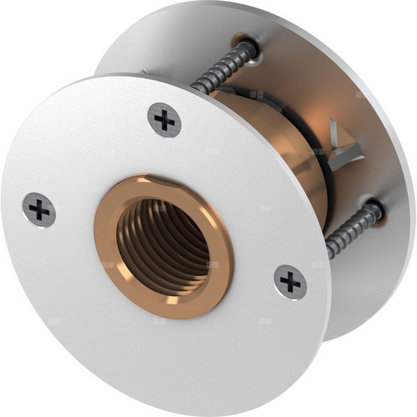Przejście 90' TECE flex trzyczęściowy, brąz, 16 mm x 1/2'' (zz x GW), 57 mm
