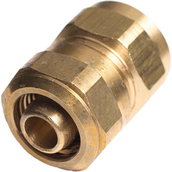 Śrubunek TECE flex dwuczęściowy, mosiądz, 16 mm x 1/2'' (pz x GW)