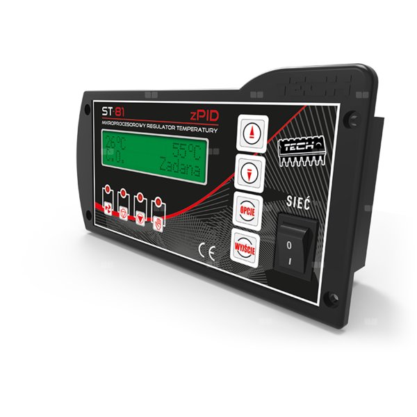 Sterownik do kotła zasypowego z programem zPID, model ST-81 zPID *