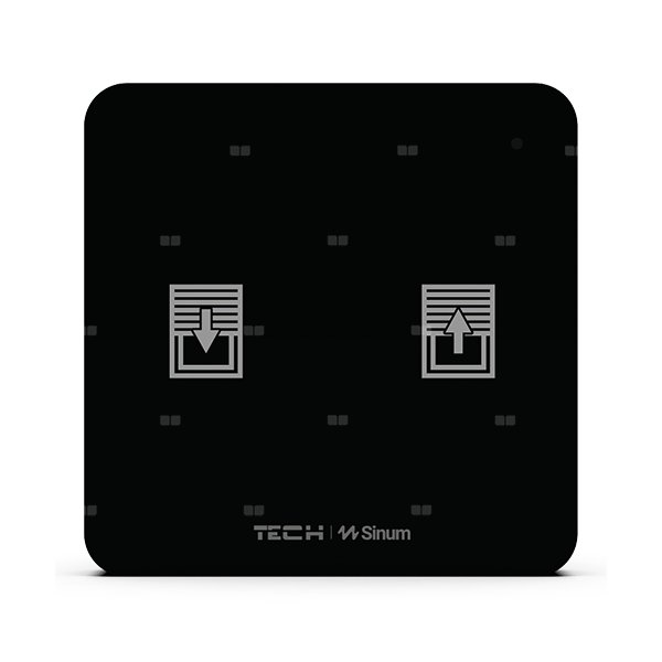 Włącznik ROLET Single WZ-02, komunikacja bezprzewodowa TECH WTP, kolor Czarny