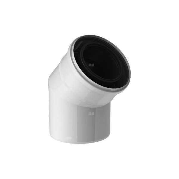 Kolano 45' TERMET fi 80/125 mm