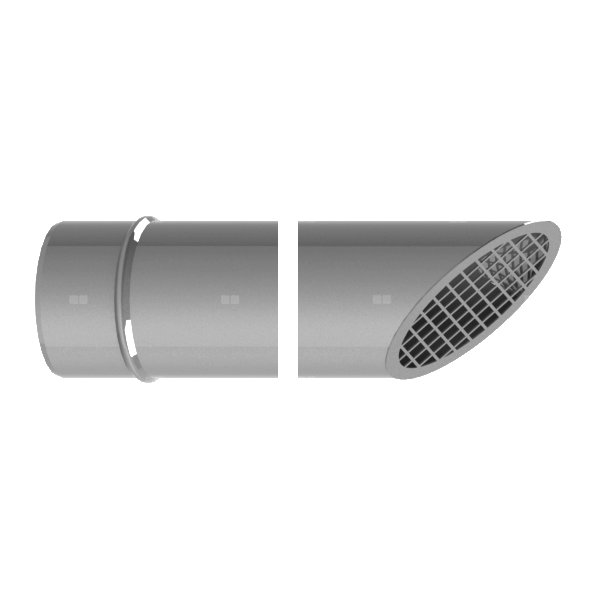 Rura TERMET tworzywo sztuczne 80 mm, długość 500 mm