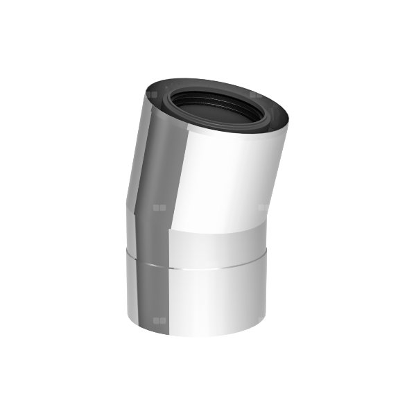 Kolano 15' TERMET fi 80/125 mm