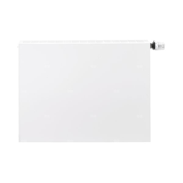 Grzejnik płytowy typ 11 z zaworem termostatycznym TERMO TEKNIK Design Flat Front zasilany z dołu wym. 300 x 1000 mm, kolor biały, moc 469 W