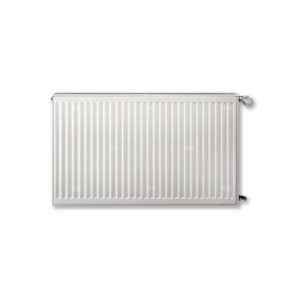 Grzejnik płytowy typ 11 TERMO TEKNIK Termolux K zasilany z boku wym. 400 x 1000 mm, kolor biały, moc 647 W
