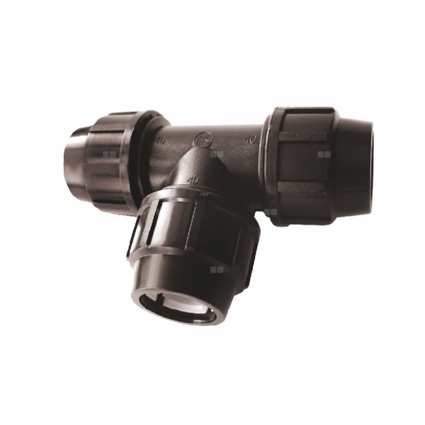 Trójnik UNIPAK FTS PP 20 mm (połączenie zaciskowe x połączenie zaciskowe x połączenie zaciskowe)