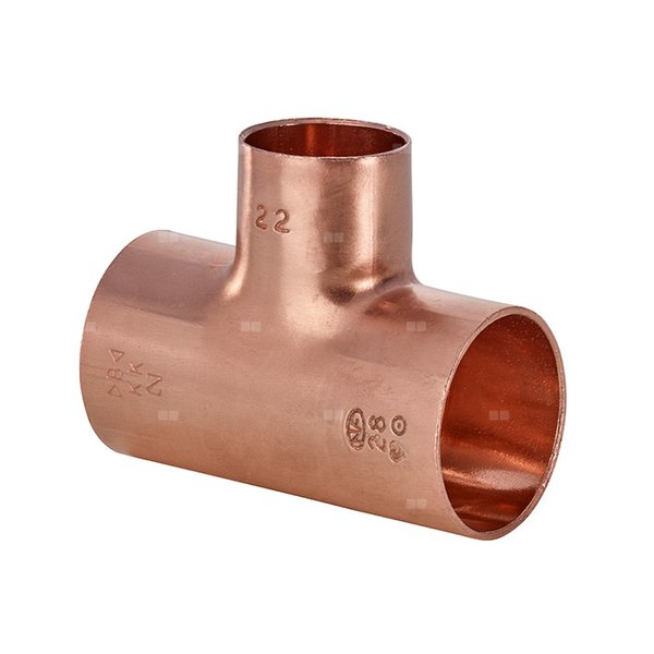 Trójnik UNIPAK miedź 28mm x 28mm x 28mm (lut wewnętrzny)