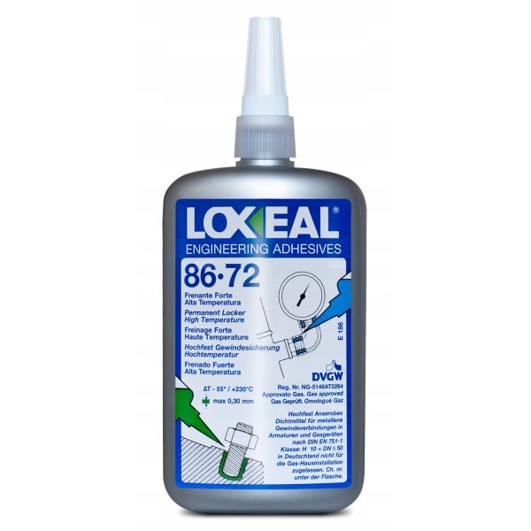 LOXEAL 86-72-klej do poł.gwint. 250ml