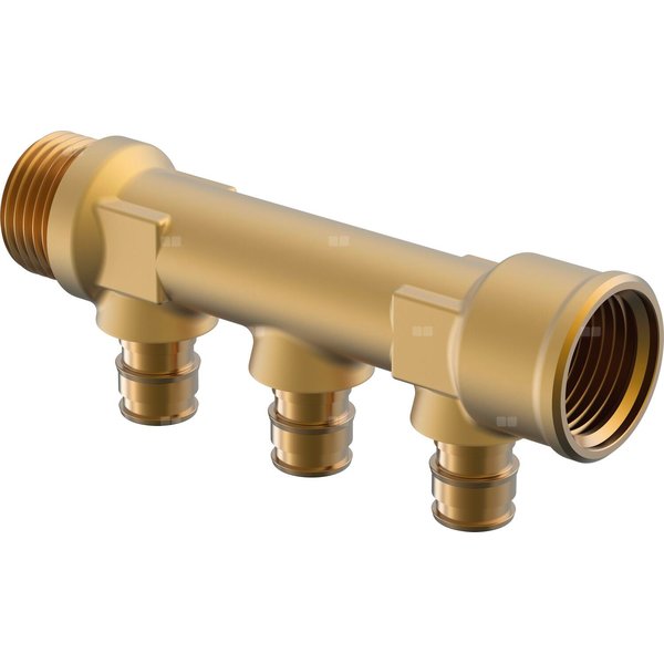Uponor Q&E rozdzielacz PL 3/4''MT/FT 3x16 c/c35mm